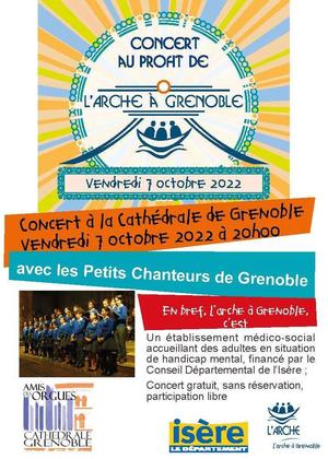 Concert au profit de l'Arche à Grenoble